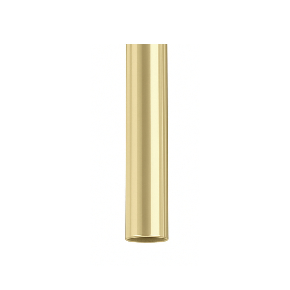 5" Downrod for Matthews Gerbar Fans - Polished Brass Finish