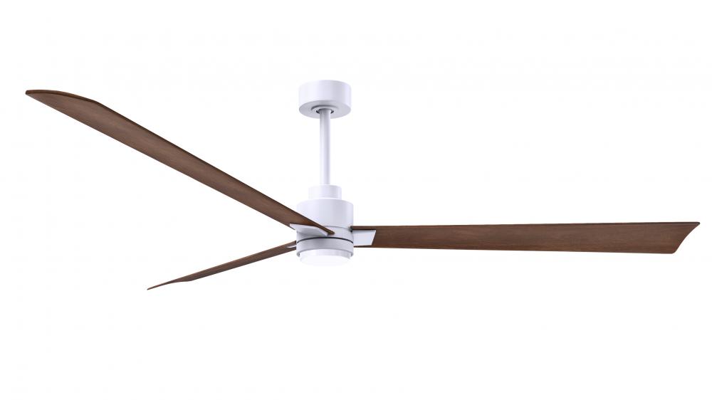 Alessandra-72" Three Blade Transitional Ceiling Fan-5CCT Integrated LED-Matte White Finish