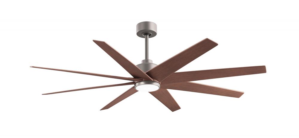 Ariella - Eight Blade Ceiling Fan - 5CCT Integrated LED - Brushed Nickel Finish