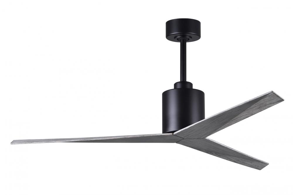 Eliza - Ceiling Fan - Matte Black Finish - Barn Wood Tone Blades