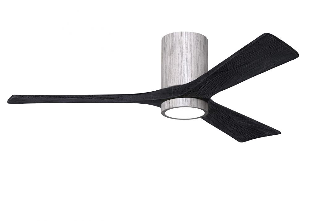 Irene-3HLK - 52" Three Blade Flush Mount Paddle Fan - 5CCT Integrated LED - Barn Wood Tone Finis