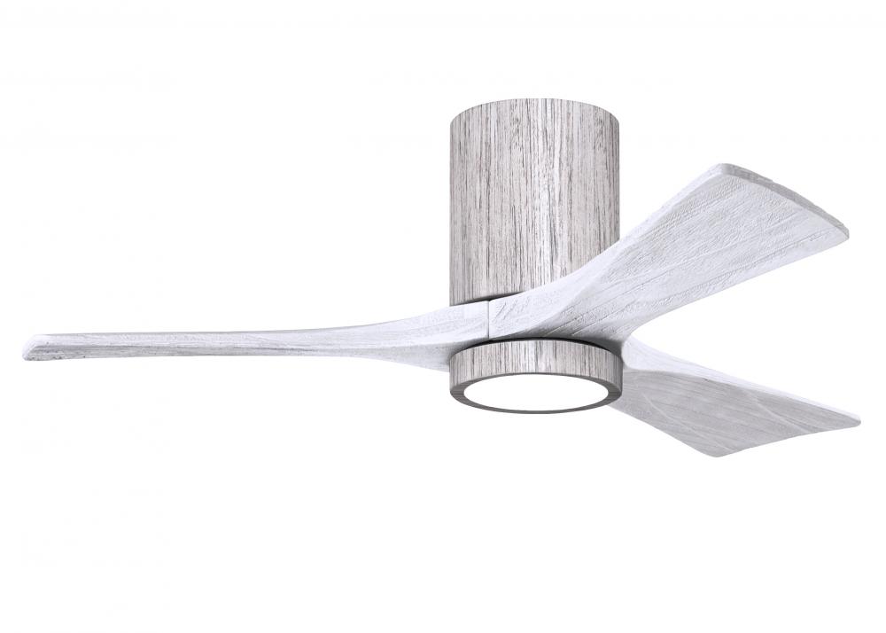 Irene-3HLK - 42" Three Blade Flush Mount Paddle Fan - 5CCT Integrated LED - Barn Wood Tone Finis