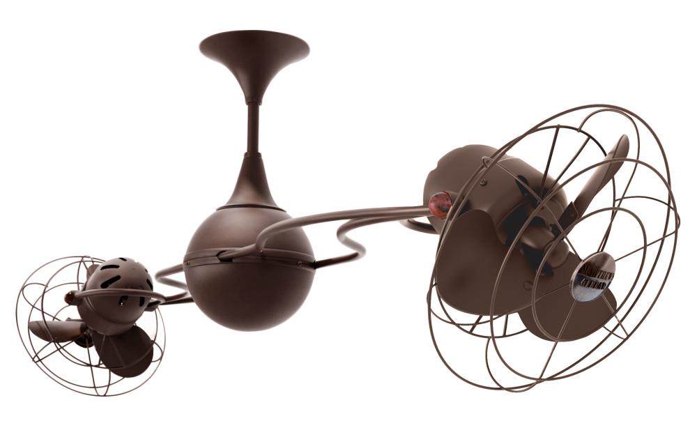 Italo Ventania - Rotational Ceiling Fan - Bronzette Finish - Metal Blades