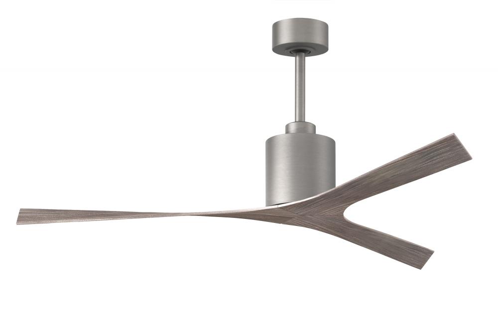 Molly - Ceiling Fan - Brushed Nickel Finish - Old Oak Tone Blades