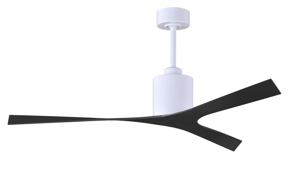 Molly - Ceiling Fan - Gloss White Finish - Matte Black Blades