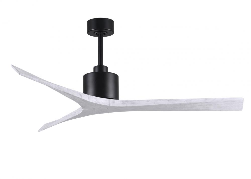 Mollywood - 60" Ceiling Fan - Matte Black Finish - Matte White Blades