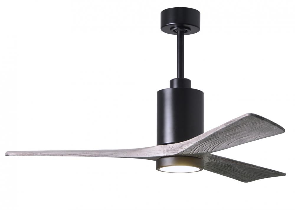 Patricia-3 - 52" Three Blade Ceiling Fan - 5CCT Integrated LED - Matte Black Finish