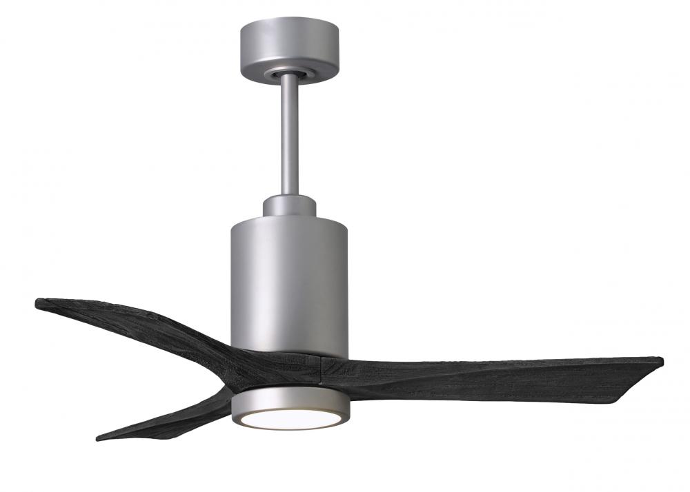 Patricia-3 - 42" Three Blade Ceiling Fan - 5CCT Integrated LED - Brushed Nickel Finish