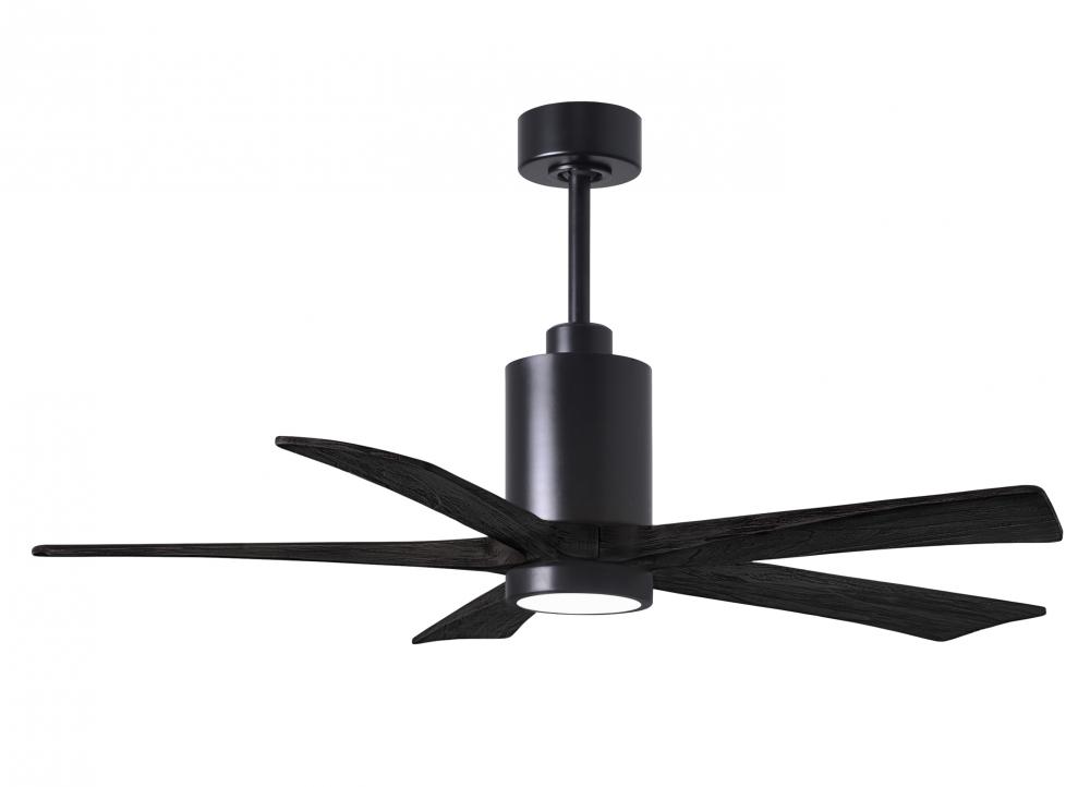 Patricia-5 - 52" Five Blade Ceiling Fan - 5CCT Integrated LED - Matte Black Finish