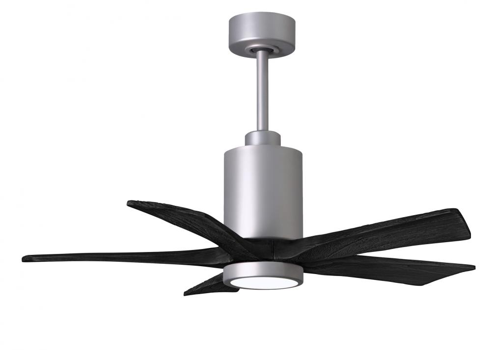 Patricia-5 - 42" Five Blade Ceiling Fan - 5CCT Integrated LED - Brushed Nickel Finish