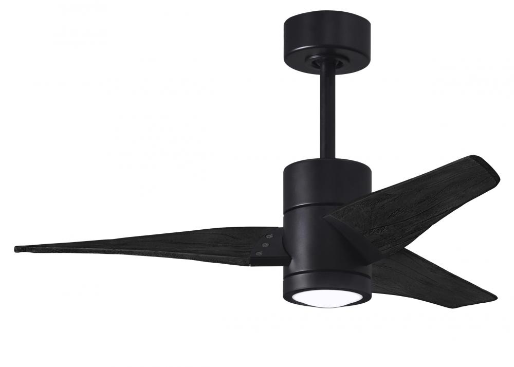 Super Janet - 42" Ceiling Fan - Integrated LED - Matte Black Finish - Matte Black Blades