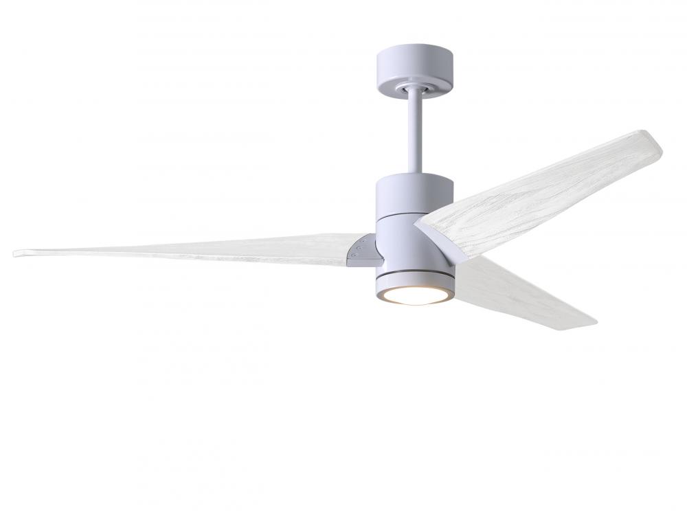Super Janet - 52" Ceiling Fan - Integrated LED - Gloss White Finish - Matte White Blades