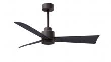 Matthews Fan Company AK-TB-BK-42 - Alessandra - 42" Three Blade Transitional Ceiling Fan - Textured Bronze Finish