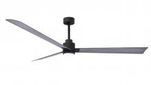 Matthews Fan Company AKLK-BK-BW-72 - Alessandra-72" Three Blade Transitional Ceiling Fan-5CCT Integrated LED-Matte Black Finish