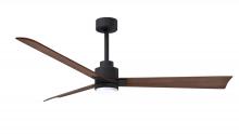 Matthews Fan Company AKLK-BK-WN-56 - Alessandra-56" Three Blade Transitional Ceiling Fan-5CCT Integrated LED-Matte Black Finish