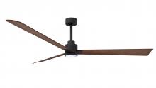 Matthews Fan Company AKLK-BK-WN-72 - Alessandra-72" Three Blade Transitional Ceiling Fan-5CCT Integrated LED-Matte Black Finish