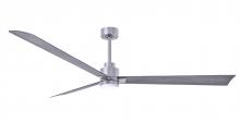 Matthews Fan Company AKLK-BN-BW-72 - Alessandra-72" Three Blade Transitional Ceiling Fan-5CCT Integrated LED-Brushed Nickel Finish