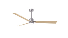 Matthews Fan Company AKLK-BN-LM-56 - Alessandra-56" Three Blade Transitional Ceiling Fan-5CCT Integrated LED-Brushed Nickel Finish