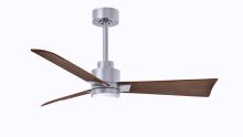Matthews Fan Company AKLK-BN-WN-42 - Alessandra-42" Three Blade Transitional Ceiling Fan-5CCT Integrated LED-Brushed Nickel Finish
