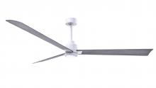 Matthews Fan Company AKLK-MWH-BW-72 - Alessandra-72" Three Blade Transitional Ceiling Fan-5CCT Integrated LED-Matte White Finish