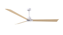 Matthews Fan Company AKLK-MWH-LM-72 - Alessandra-72" Three Blade Transitional Ceiling Fan-5CCT Integrated LED-Matte White Finish
