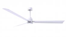 Matthews Fan Company AKLK-MWH-MWH-72 - Alessandra-72" Three Blade Transitional Ceiling Fan-5CCT Integrated LED-Matte White Finish