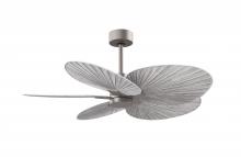Matthews Fan Company AKTP-BN-BW - Alessandra Tropical - Five Blade Ceiling Fan - Brushed Nickel Finish - Barn Wood Blades