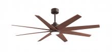 Matthews Fan Company ANLK-TB-WN-64 - Ariella - Eight Blade Ceiling Fan - 5CCT Integrated LED - Textured Bronze Finish