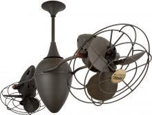 Matthews Fan Company AR-BZZT-MTL - Ar Ruthiane - Rotational Ceiling Fan - Bronzette Finish - Metal Blades