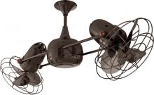 Matthews Fan Company DD-BZZT-MTL - Duplo Dinamico - Rotational Ceiling Fan - Bronzette Finish - Metal Blades