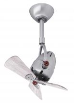 Matthews Fan Company DI-BN-WDBW - Diane - Oscillating Directional Ceiling Fan - Brushed Nickel Finish - Barn Wood Tone Wood Blades