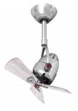 Matthews Fan Company DI-CR-WDBW - Diane - Oscillating Directional Ceiling Fan - Polished Chrome Finish - Barn Wood Tone Wood Blades