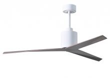 Matthews Fan Company EK-WH-OO - Eliza - Ceiling Fan - Gloss White Finish - Old Oak Tone Blades