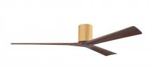 Matthews Fan Company IR3H-LM-WA-72 - Irene-3H - Three Blade Flush Mount Paddle Fan - 72" - Light Maple Tone Finish