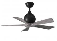 Matthews Fan Company IR5-BK-BW-42 - Irene-5 - 42" Five Blade Paddle Fan - Matte Black Finish - Barn Wood Tone Blades