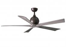 Matthews Fan Company IR5-TB-BW-60 - Irene-5 - 60" Five Blade Paddle Fan - Textured Bronze Finish - Barn Wood Tone Blades
