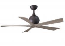 Matthews Fan Company IR5-TB-GA-52 - Irene-5 - 52" Five Blade Paddle Fan - Textured Bronze Finish - Gray Ash Tone Blades