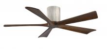 Matthews Fan Company IR5H-BW-WA-52 - Irene-5H - 52" Five Blade Flush Mount Paddle Fan - Barn Wood Tone Finish - Walnut Tone Blades