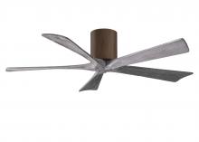 Matthews Fan Company IR5H-WN-BW-52 - Irene-5H - 52" Five Blade Flush Mount Paddle Fan - Walnut Tone Finish - Barn Wood Tone Blades