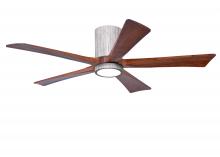 Matthews Fan Company IR5HLK-BW-WA-52 - Irene-5HLK-52" Five Blade Flush Mount Paddle Fan-5CCT Integrated LED-Barn Wood Tone Finish