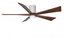 Matthews Fan Company IR5HLK-BW-WA-60 - Irene-5HLK - 60" Five Blade Flush Mount Paddle Fan - 5CCT Integrated LED - Barn Wood Tone Finish