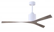 Matthews Fan Company MK-WH-OO - Molly - Ceiling Fan - Gloss White Finish - Old Oak Tone Blades