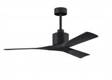 Matthews Fan Company NK-BK-BK-52 - Nan - 52" Ceiling Fan - Matte Black Finish - Matte Black Blades