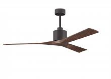 Matthews Fan Company NK-TB-WA-60 - Nan - 60" Ceiling Fan - Textured Bronze Finish - Walnut Tone Blades