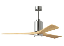 Matthews Fan Company PA3-CR-LM-60 - Patricia-3-60" Three Blade Ceiling Fan-5CCT Integrated LED-Polished Chrome Finish