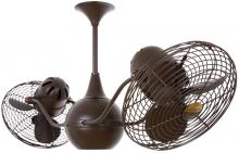 Matthews Fan Company VB-BZZT-MTL - Vent Bettina - Rotational Ceiling Fan - Bronzette Finish - Metal Blades
