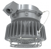 RAB Lighting HAZLED120SCG - HAZARDOUS LOCATION 120W 5000K STANCHION CLEAR GLOBE GRAY