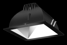 RAB Lighting NDLED4SD-80NHC-S-B - RECESSED DOWNLIGHTS 12 LUMENS NDLED4SD 4 INCH SQUARE UNIVERSAL DIMMING 80 DEGREE BEAM SPREAD 4000K
