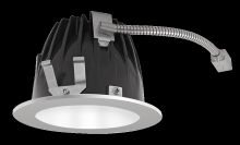 RAB Lighting NDLED6RD-80N-W-S - RECESSED DOWNLIGHTS 20 LUMENS NDLED6RD 6 INCH ROUND UNIVERSAL DIMMING 80 DEGREE BEAM SPREAD 4000K