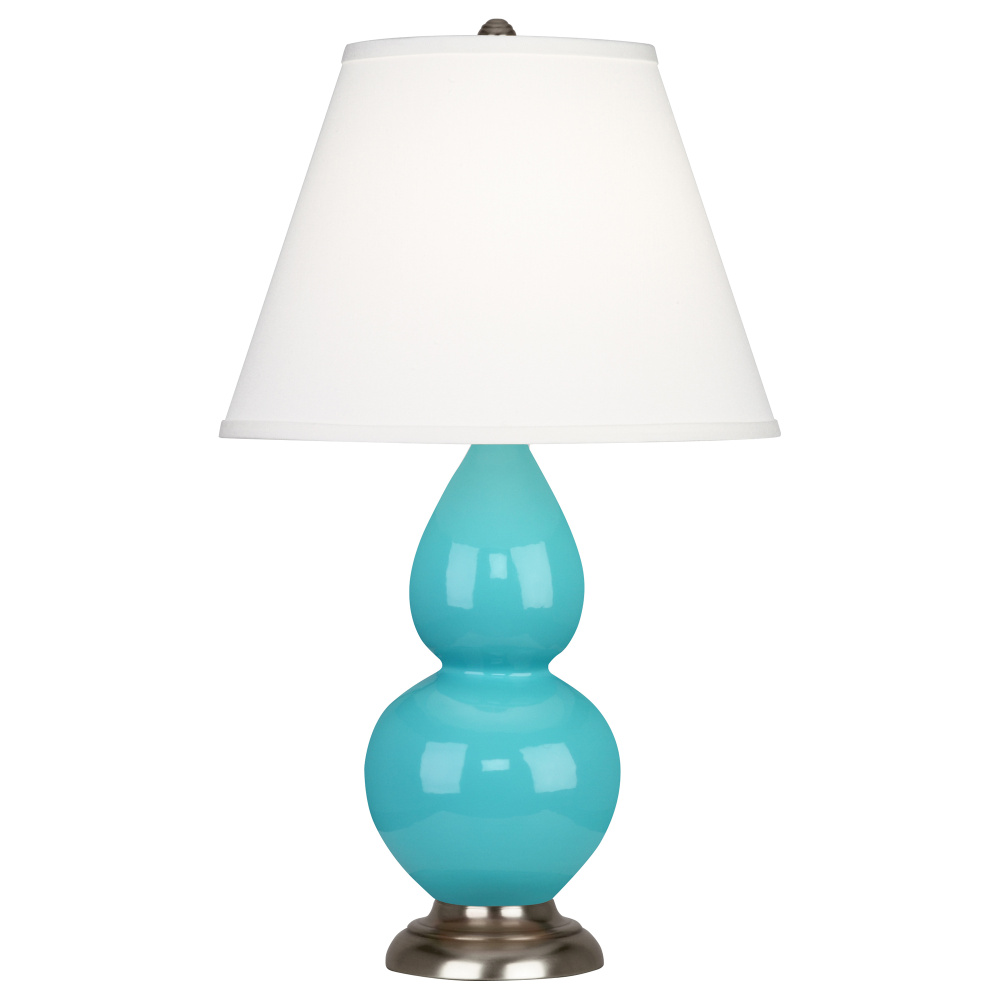 Egg Blue Small Double Gourd Accent Lamp